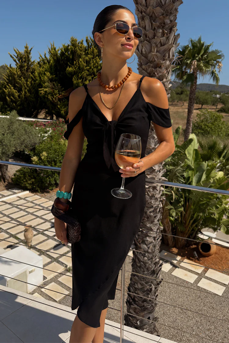 Black Cassie Dress - Image 2