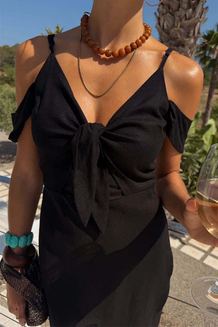 Black Cassie Dress - Image 6