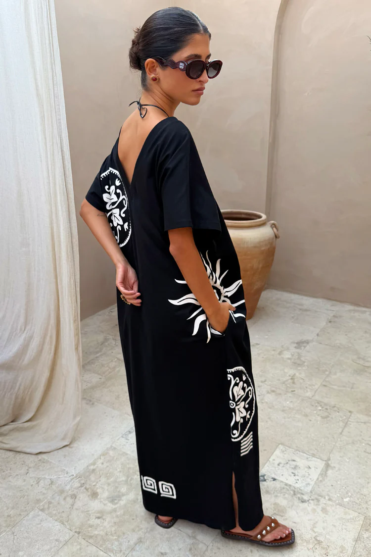 Black Dolce Vita T-Shirt Dress - Image 3