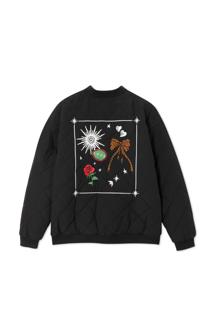 Black Nylon Bomber - Image 11