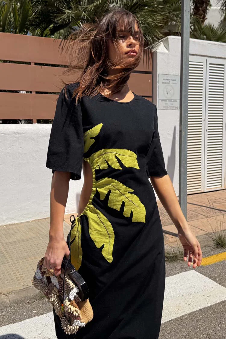 Black Palm Riviera Dress - Image 5