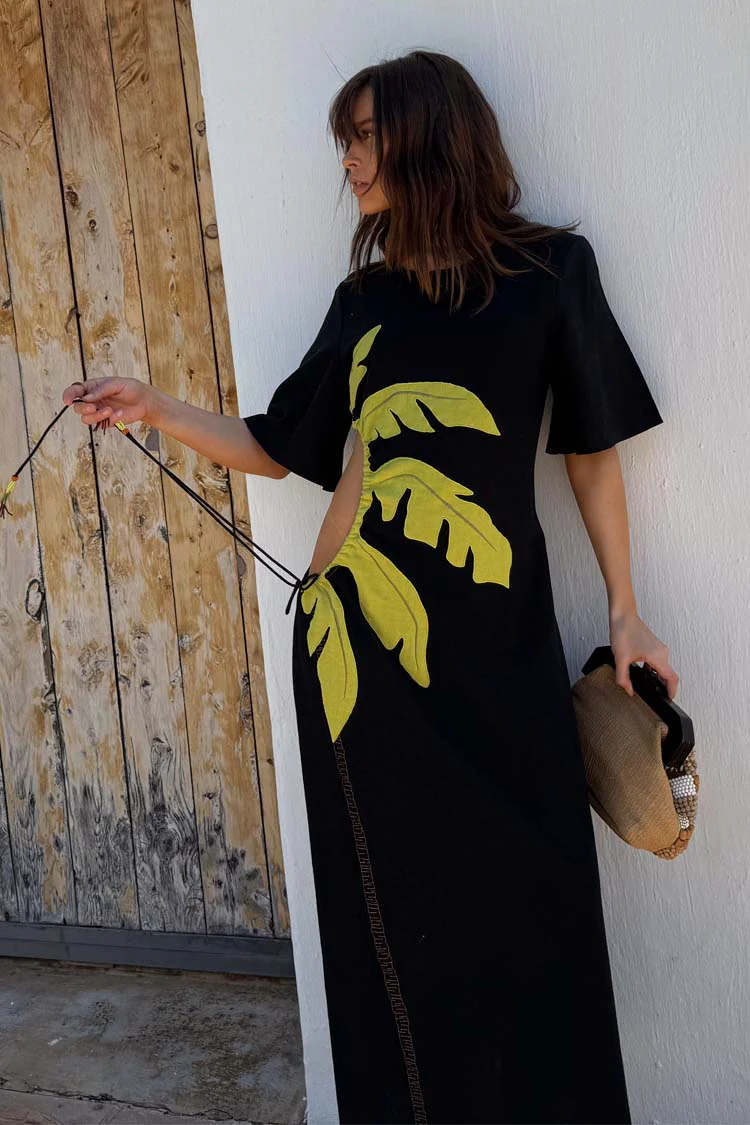 Black Palm Riviera Dress - Image 6