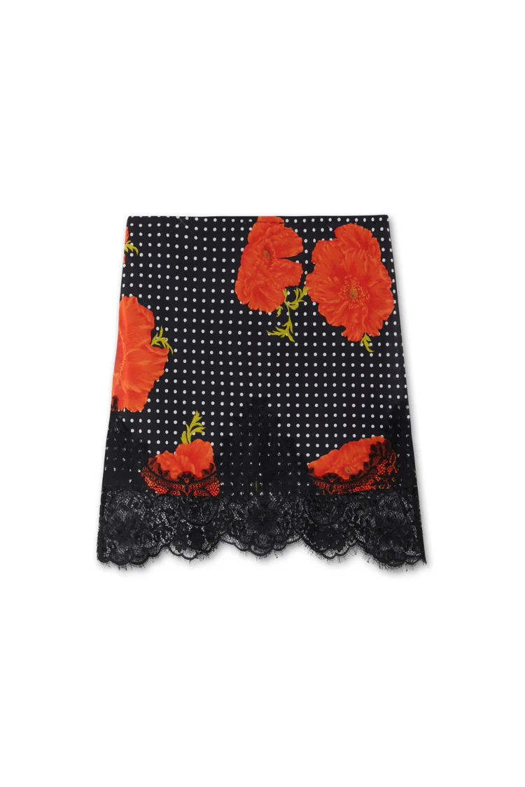 Black Poppy Mini Maeva Skirt - Image 9