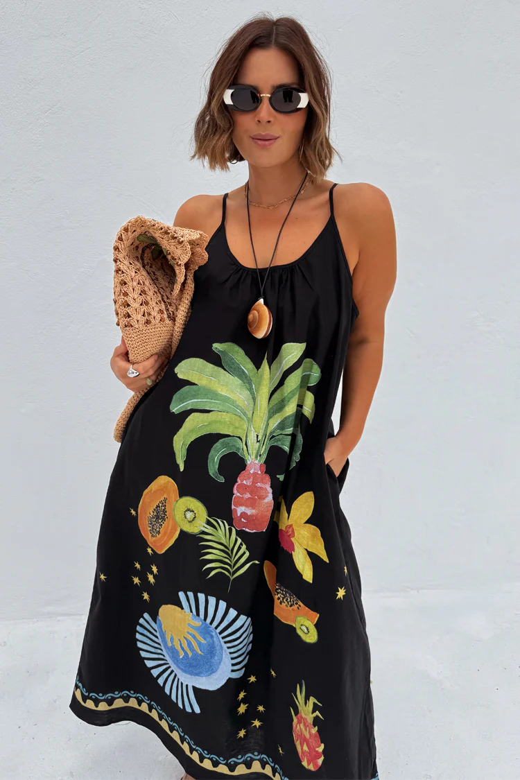 Black Rio Maxi Dress - Image 2