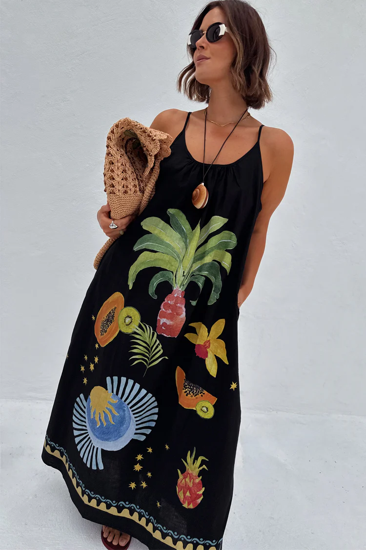 Black Rio Maxi Dress - Image 6