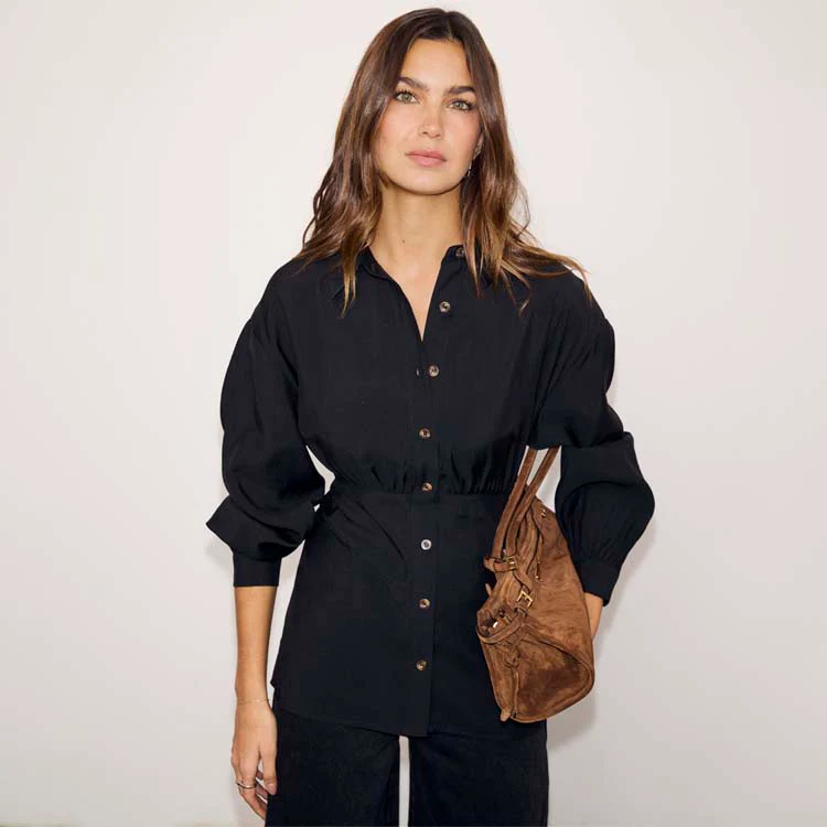 Black Zoe Shirt