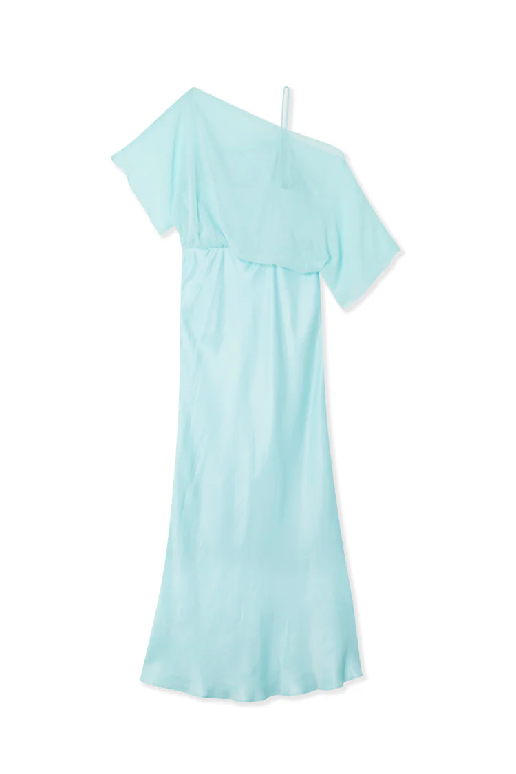 Blue Chiffon Tilly Dress - Image 11