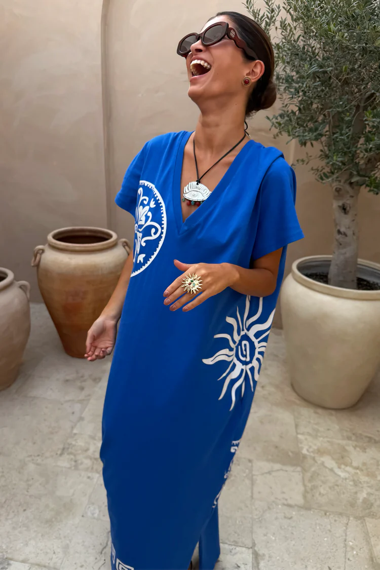 Blue Dolce Vita T-Shirt Dress - Image 10