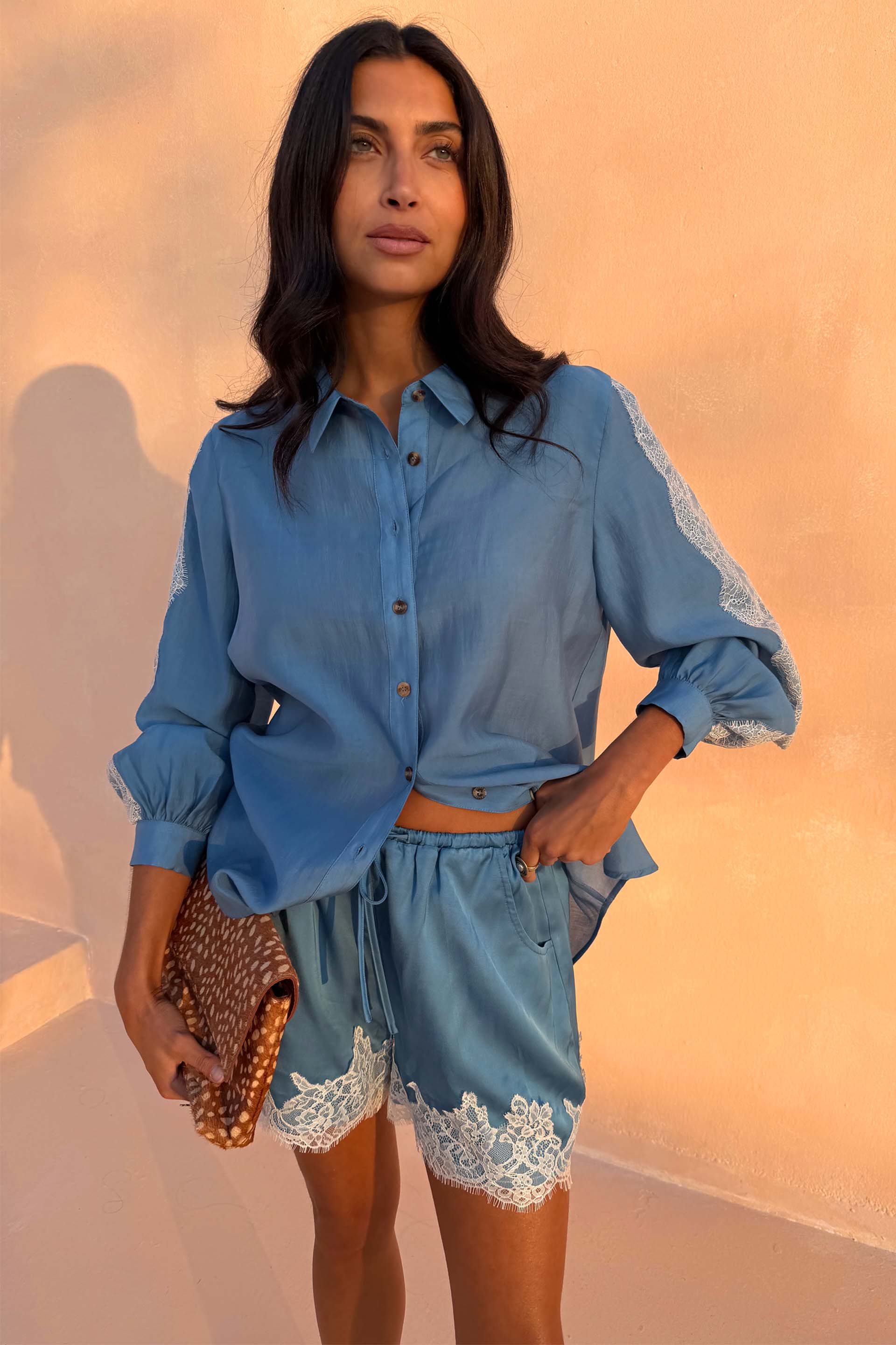 Blue Lace Marley Shirt - Image 6