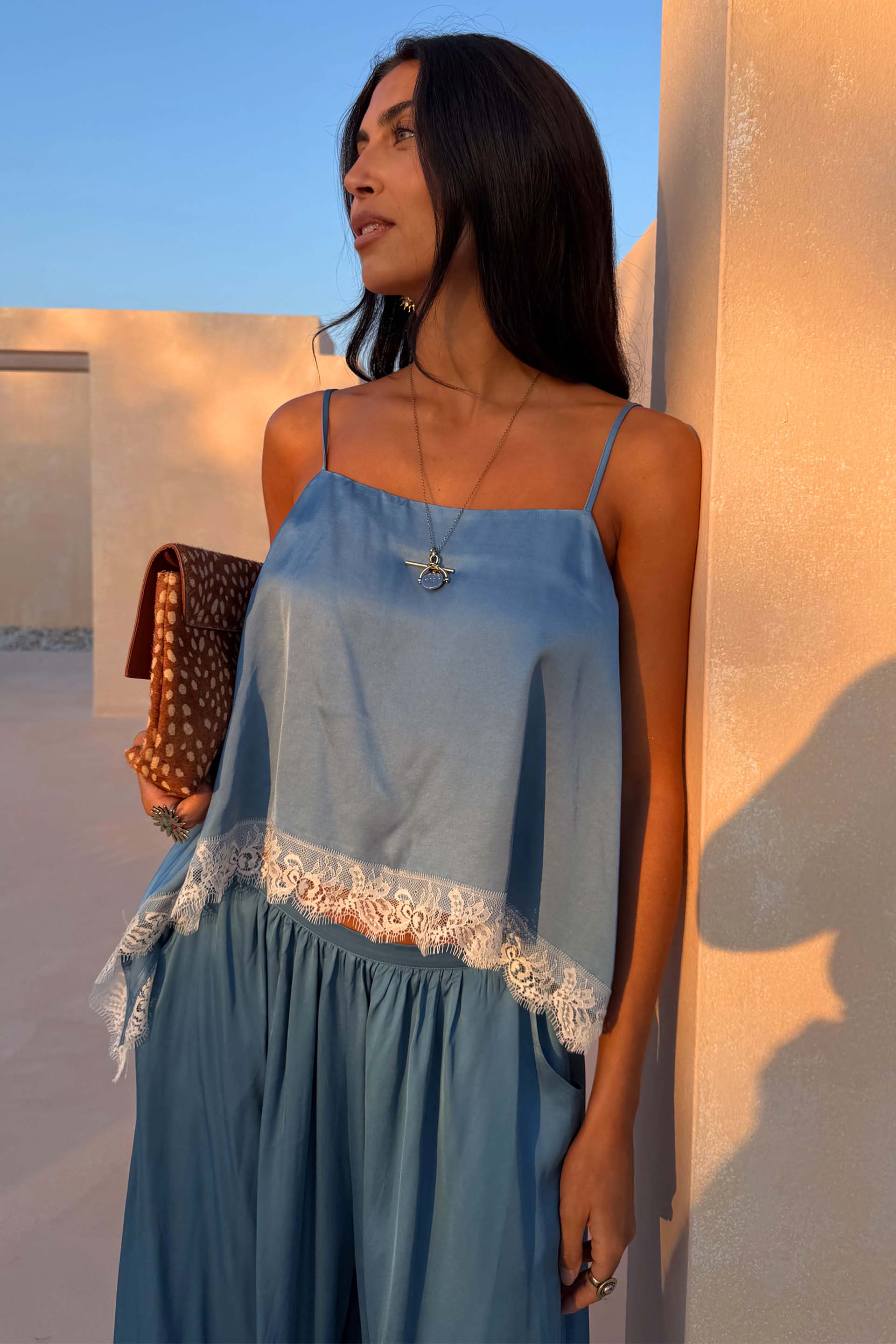 Blue Lace Swing Cami - Image 4