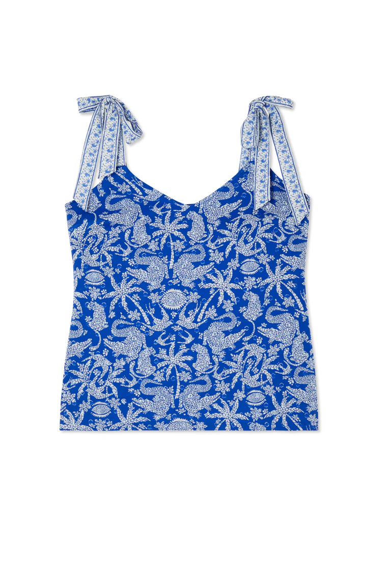 Blue Mosaic Cami Top - Image 6