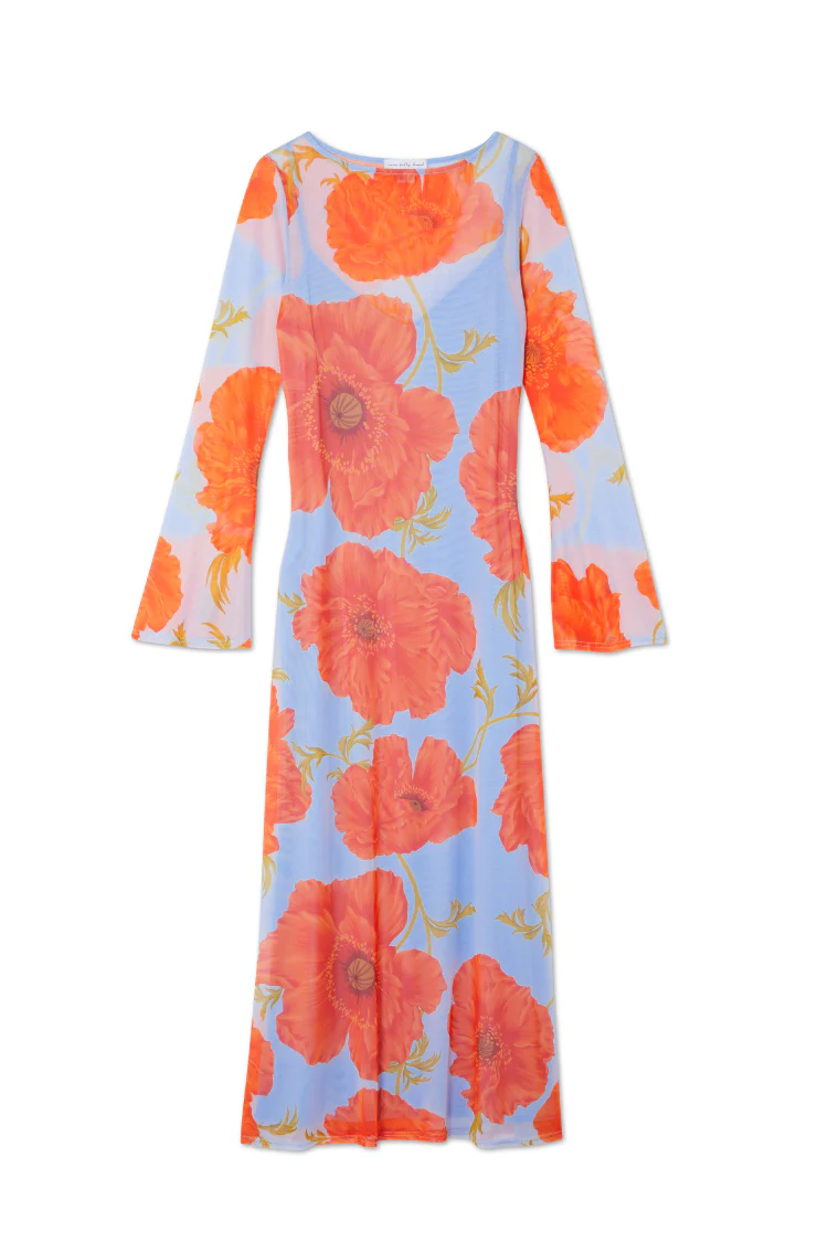 Blue Poppy Aria Mesh Dress - Image 13