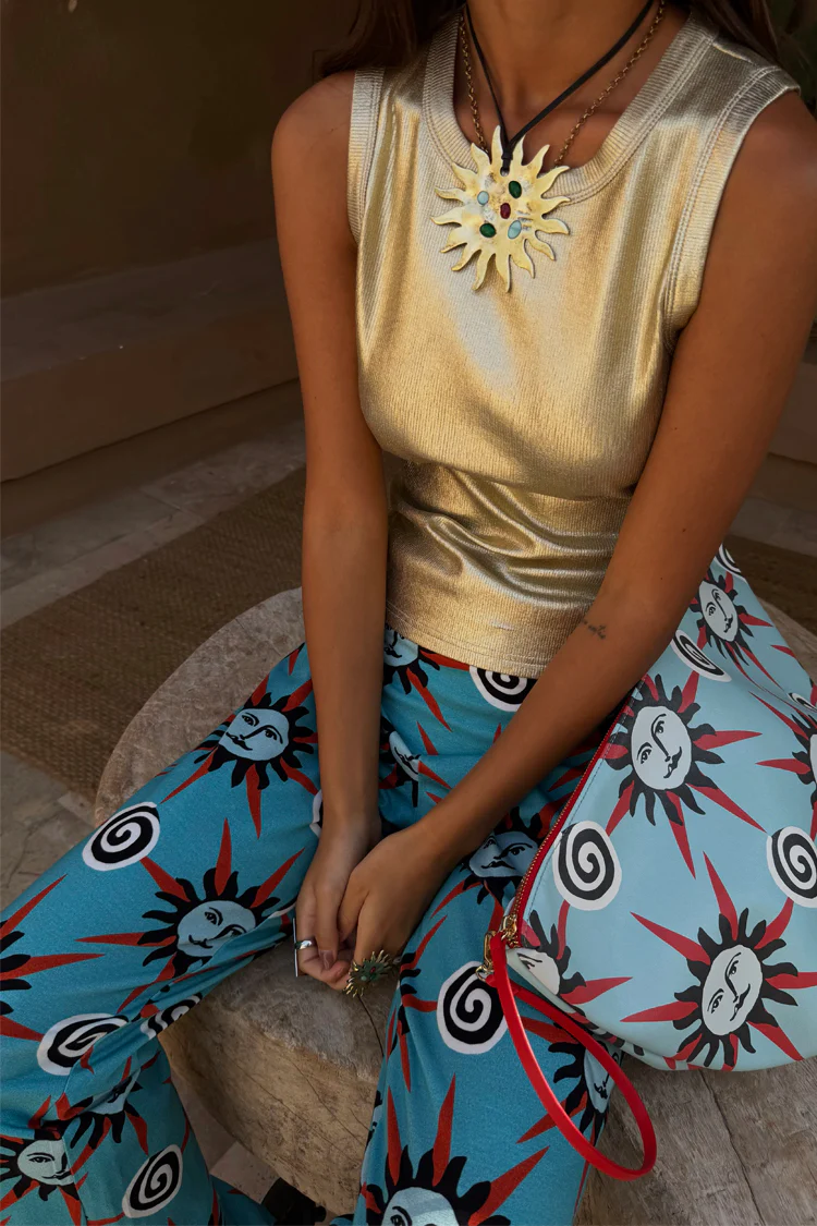 Blue Sun Foldover Trouser - Image 11