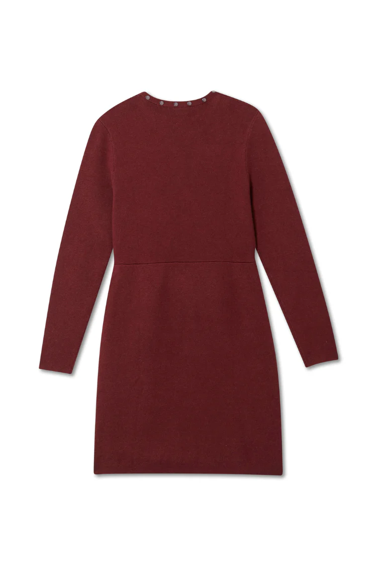 Burgundy Stud Sammie Mini Dress - Image 9