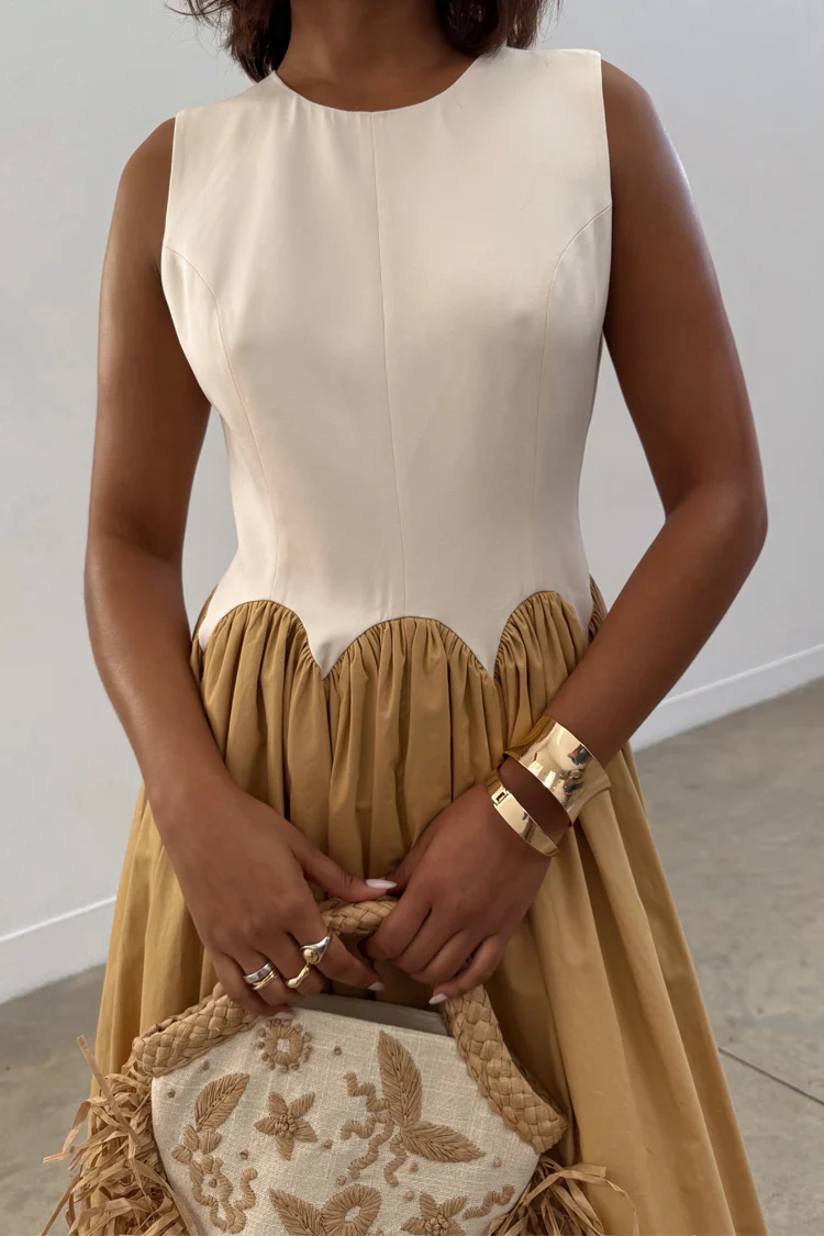 Camel Monika Dress - Image 3