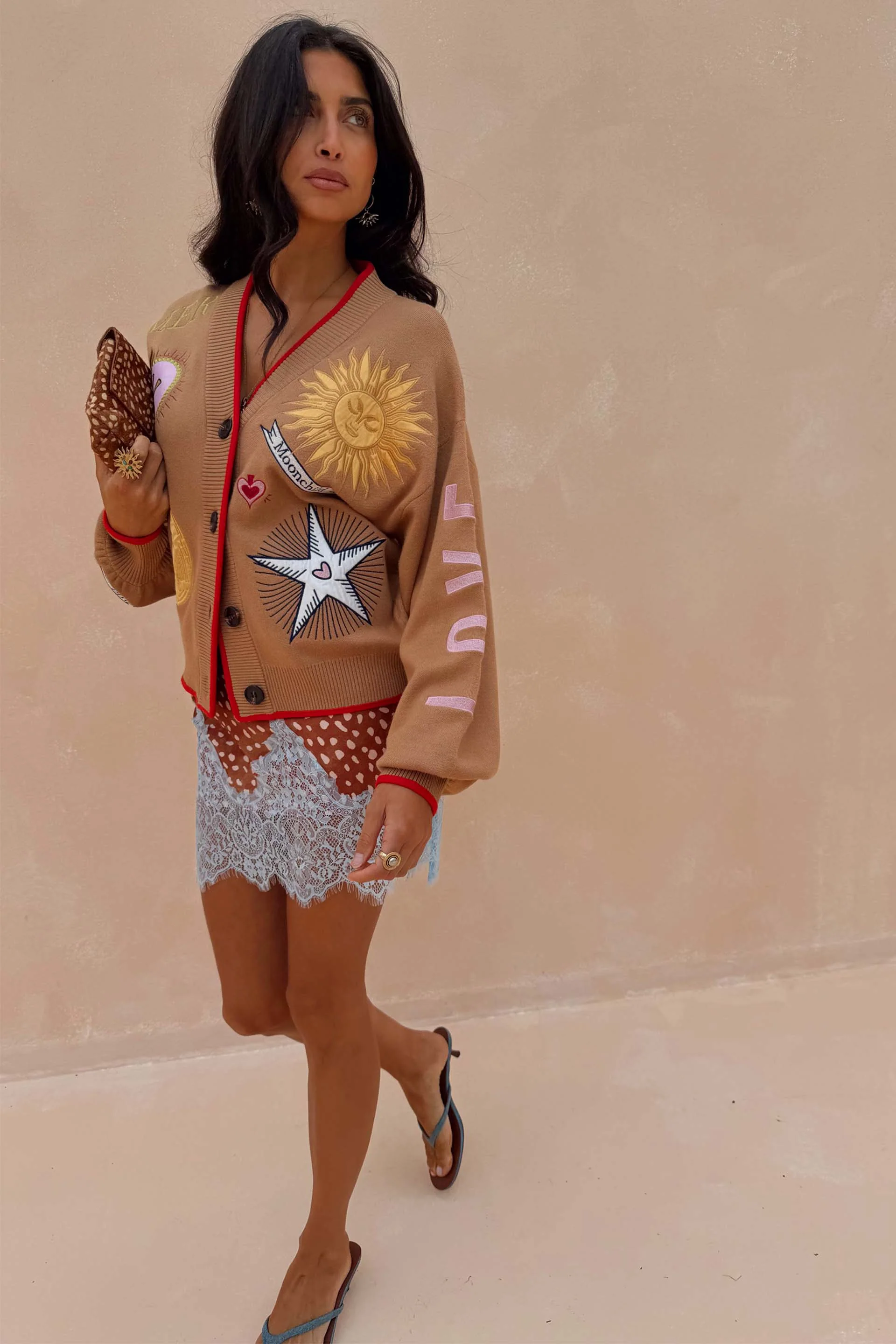 Camel Mystical Cardigan - Image 7