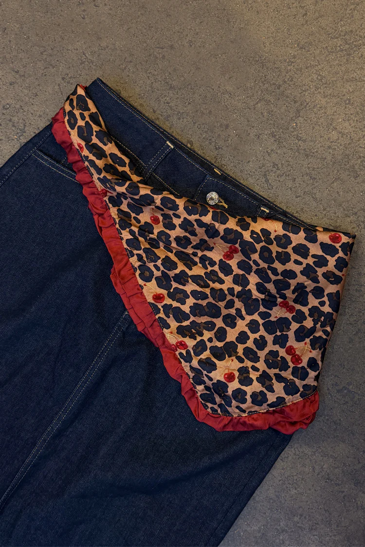 Cherry Leopard Bandana - Image 4