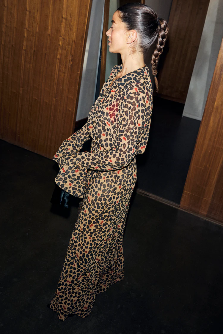 Cherry Leopard Mia Dress - Image 4