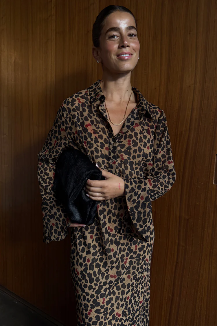 Cherry Leopard Mia Dress - Image 7