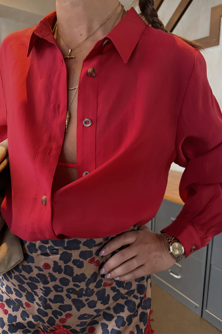 Cherry Red Miley Shirt - Image 2