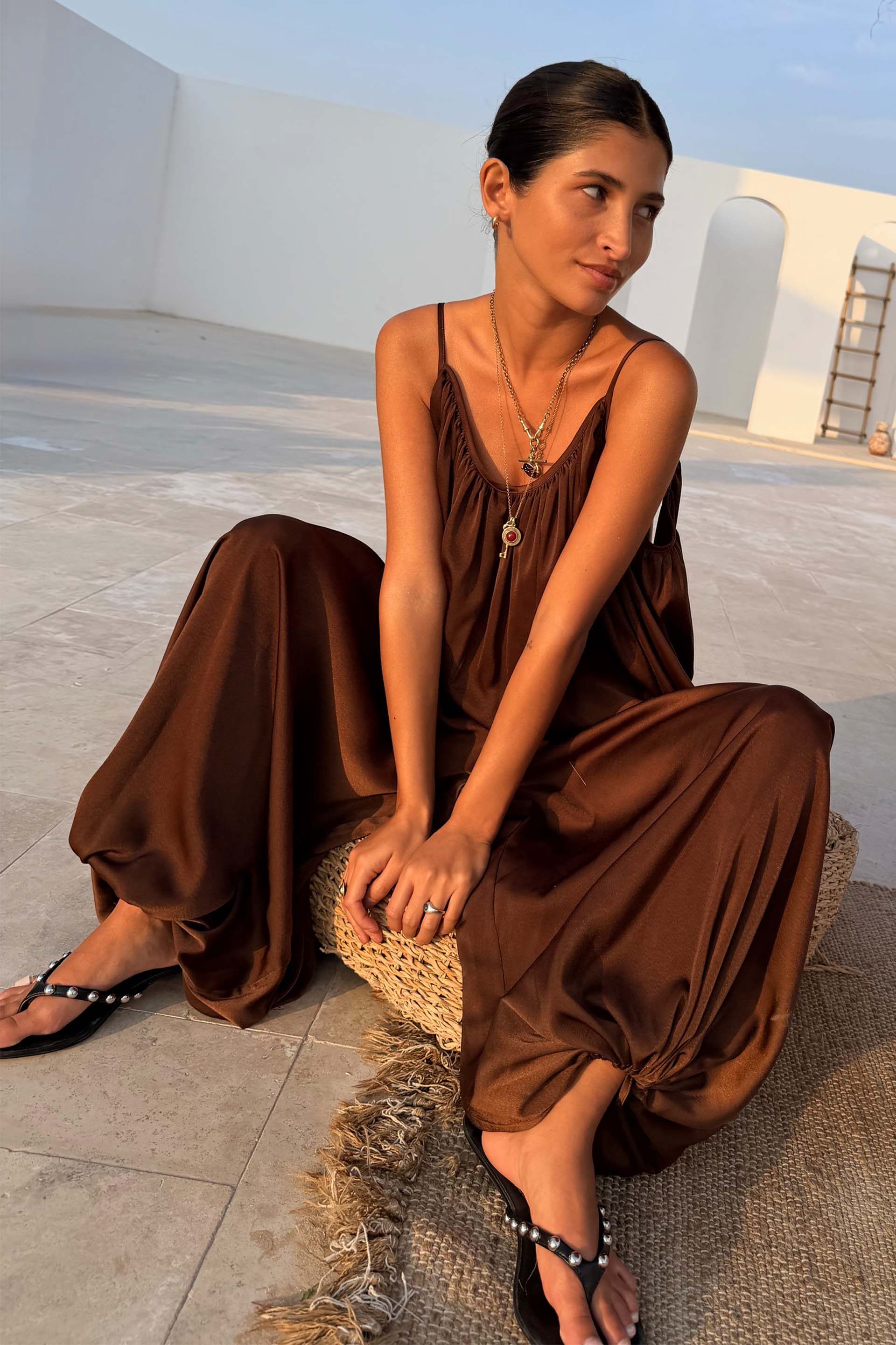 Chocolate Balloon Jumpsuit - Image 3