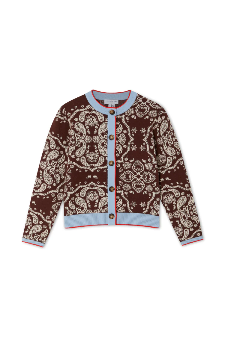Chocolate Bandana Holly Cardigan - Image 11