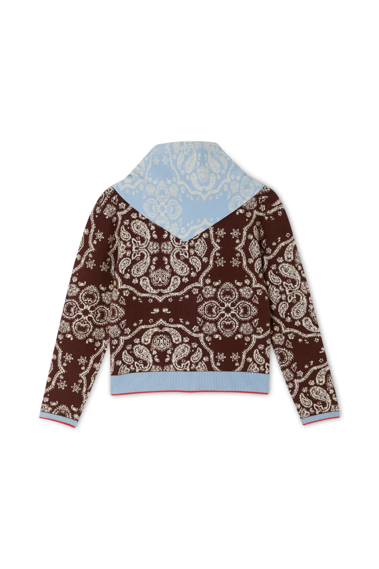 Chocolate Bandana Holly Cardigan - Image 14