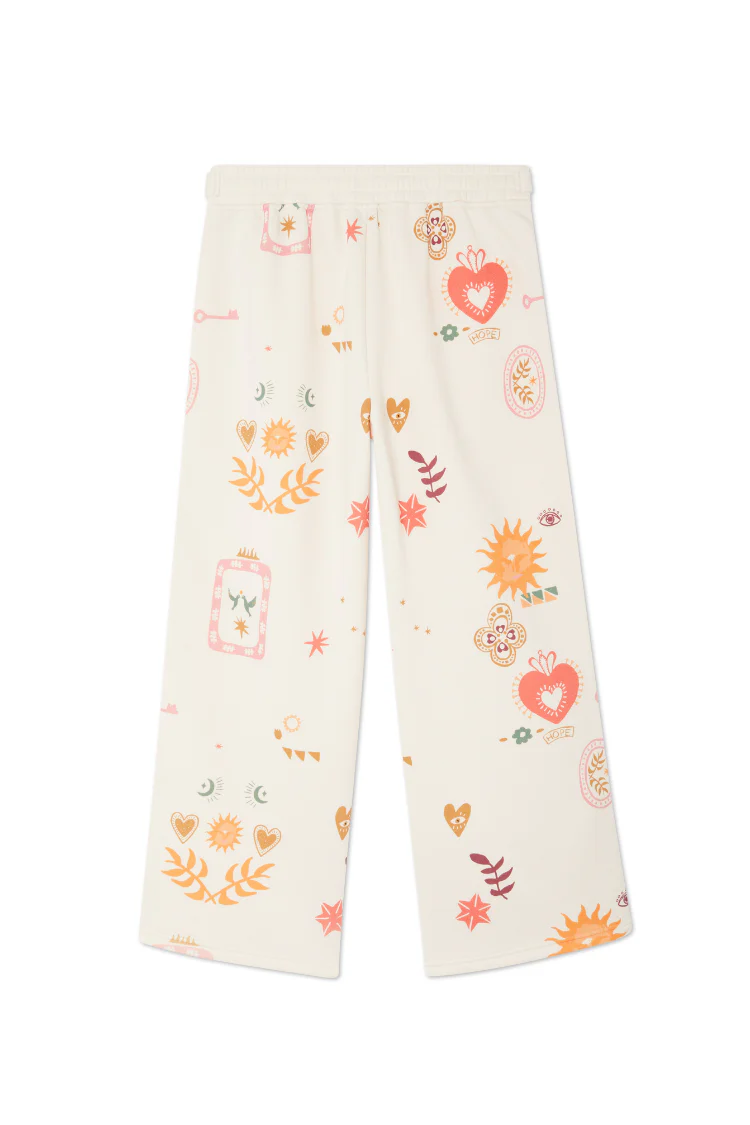 Cream Sundazed Wide Leg Accessible Joggers - Image 12