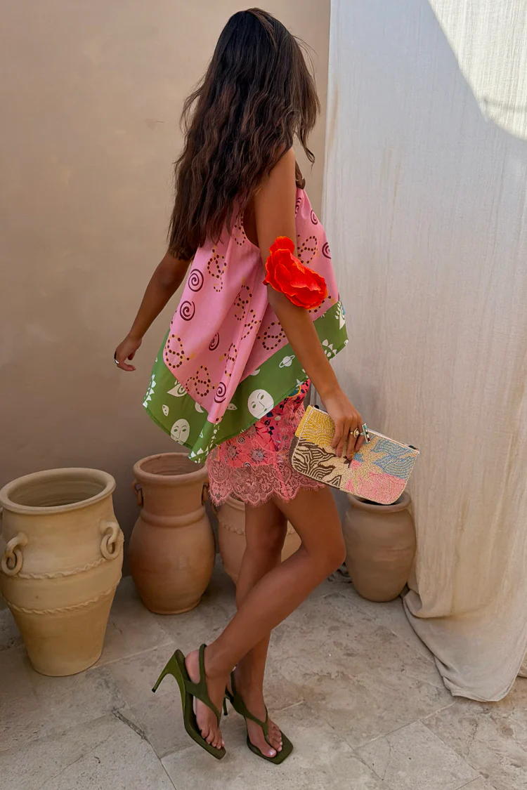 Etta Hankerchief Hem Top - Image 4