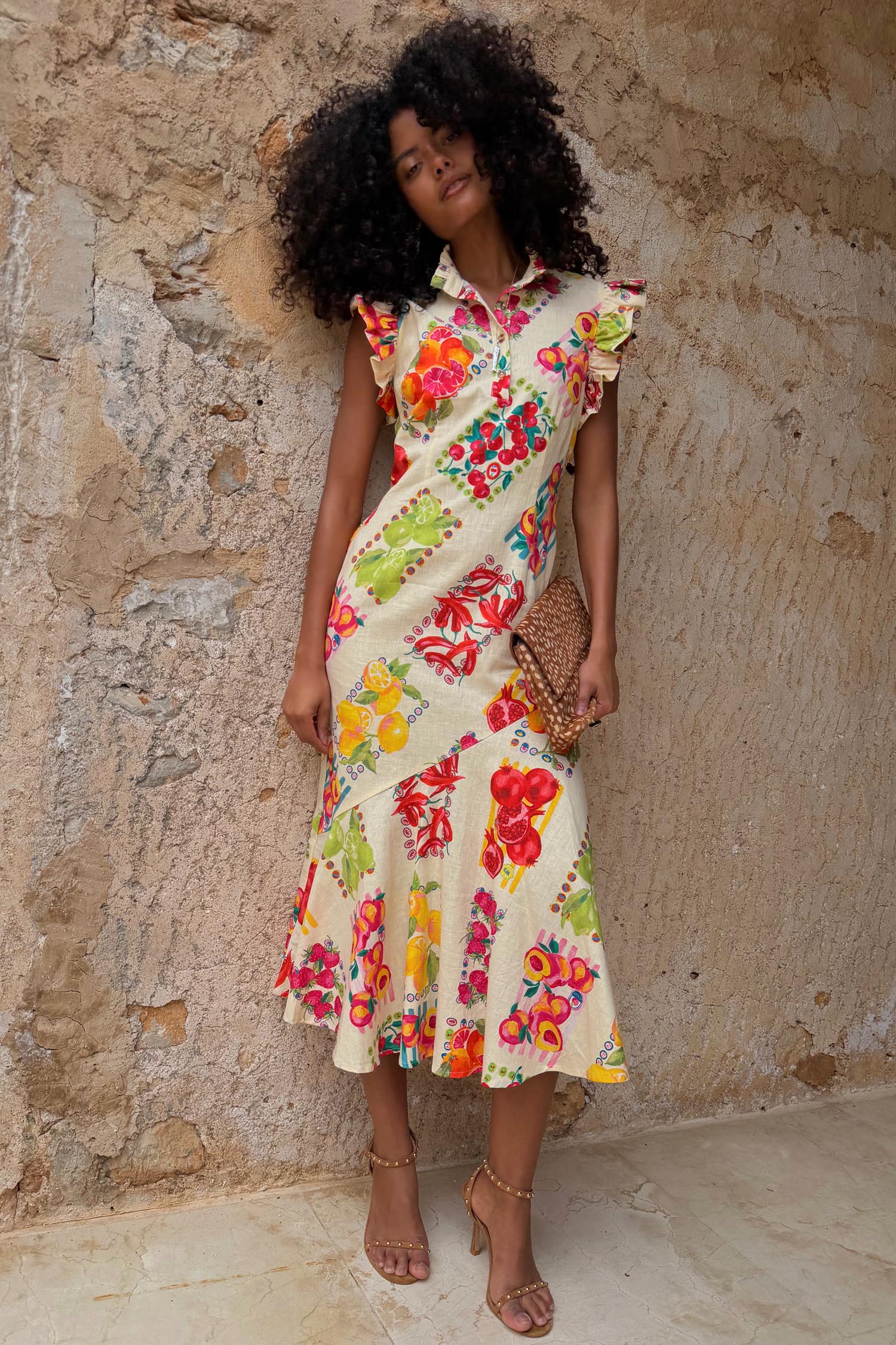 Fruit Stamps Remi Dress Petite - Image 2