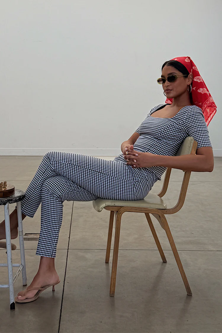 Gingham Trousers - Image 4