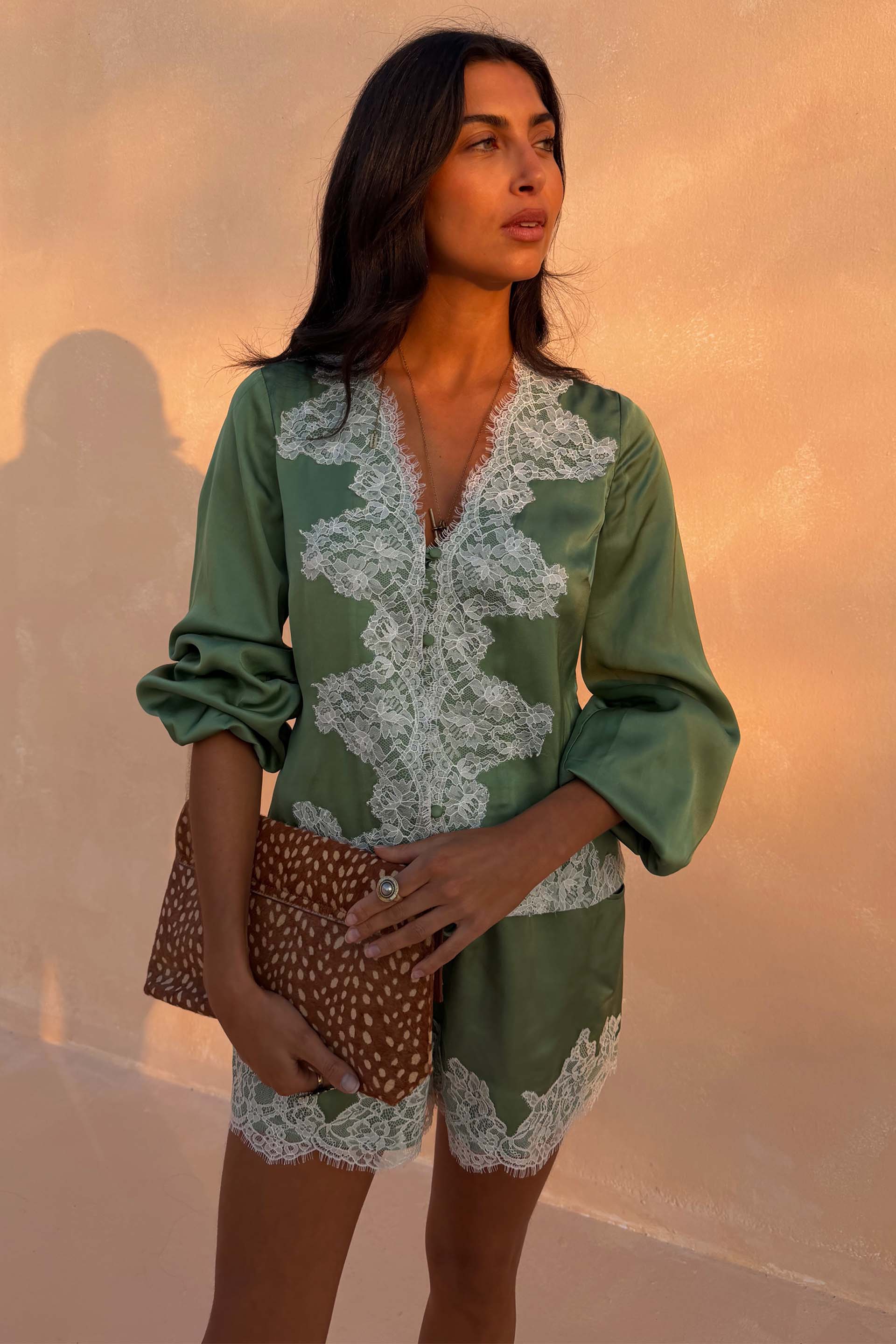 Green Lace Romi Top - Image 6