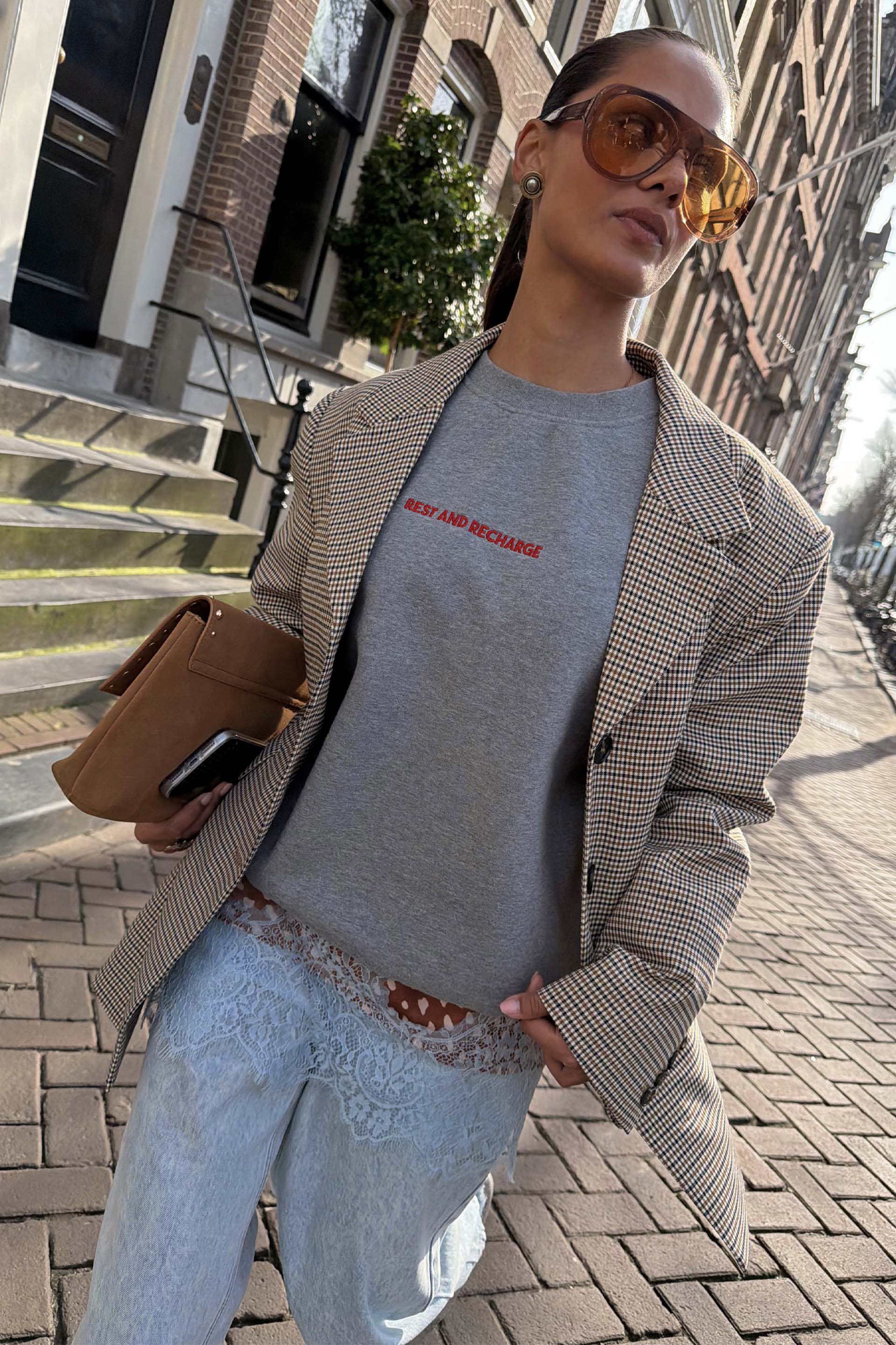 Grey Rest and Recharge Jumper - Image 4