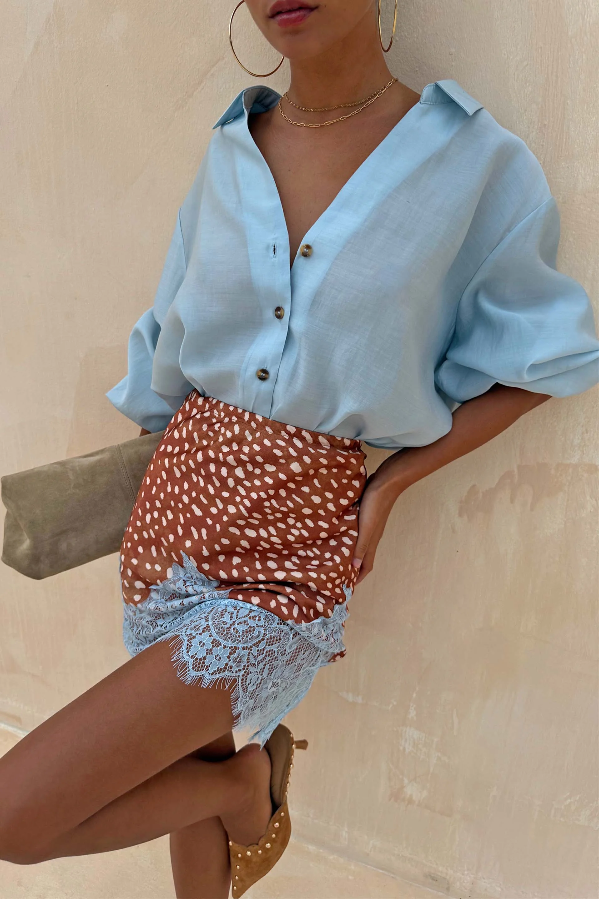 Ice Blue Miley Shirt - Image 3