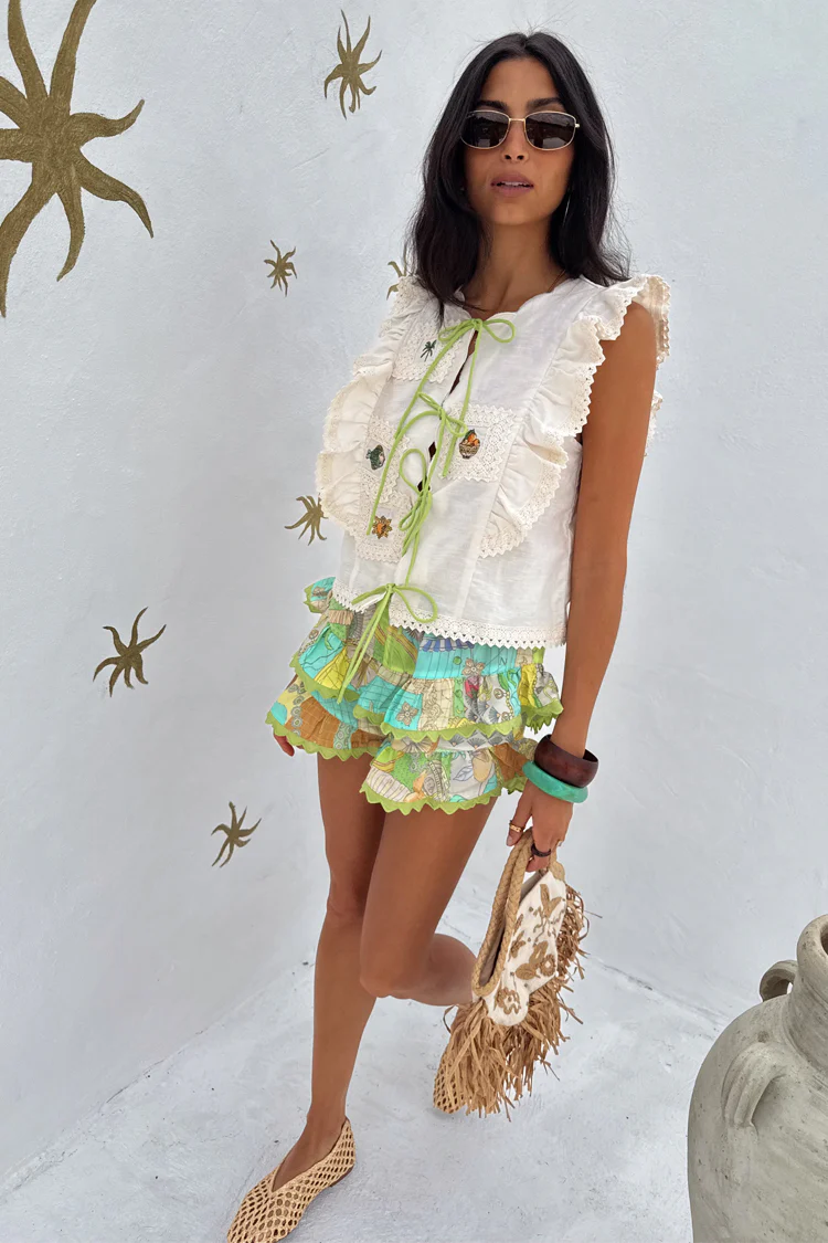 Isla Ruffle Shorts - Image 2
