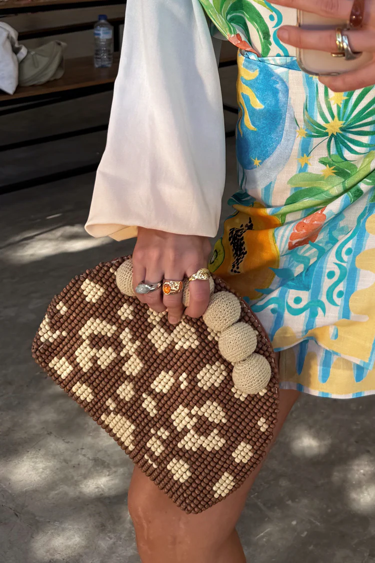 Jaden Beaded Clutch Bag - Image 4