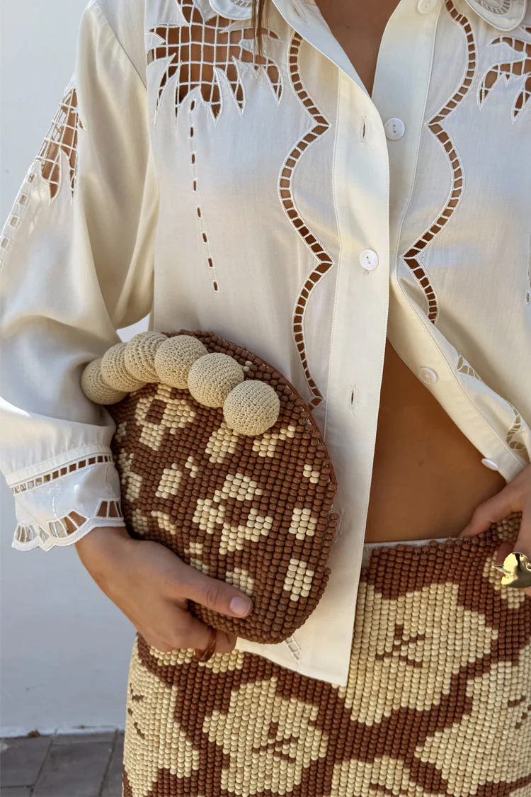 Jaden Beaded Clutch Bag - Image 5
