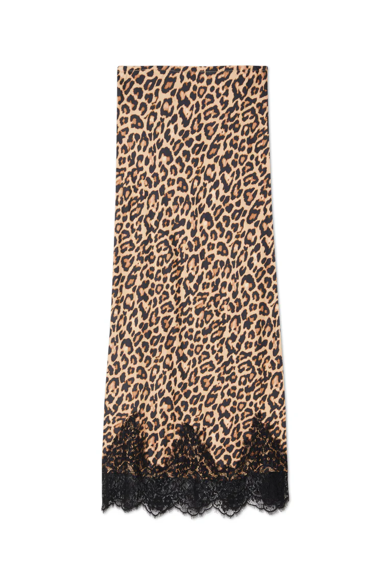 Leopard Lace Midi Maeva Skirt - Image 11