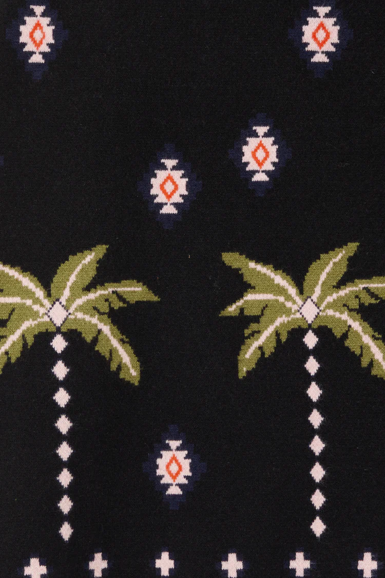 Midnight Havana Mini Wrap Skirt - Image 8