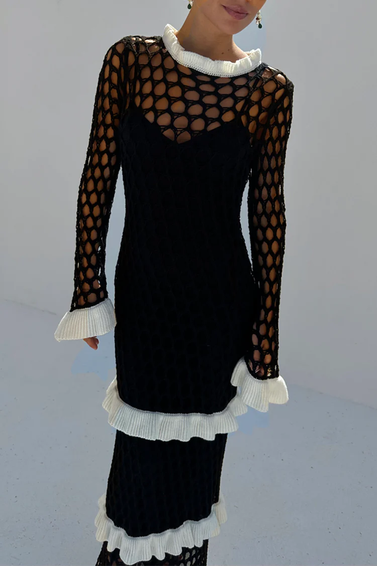 Mono Crochet Chloe Dress Petite - Image 5