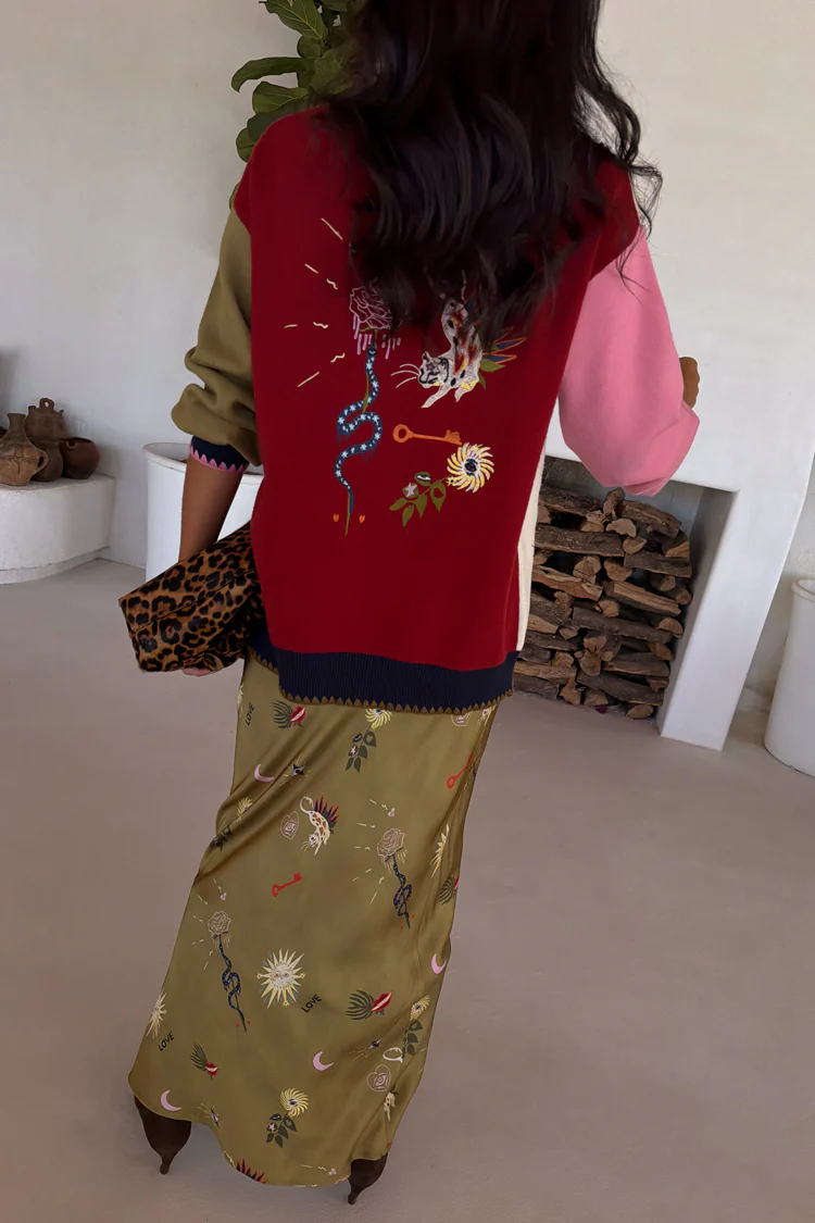 Olive Mystical Dorris Skirt - Image 9