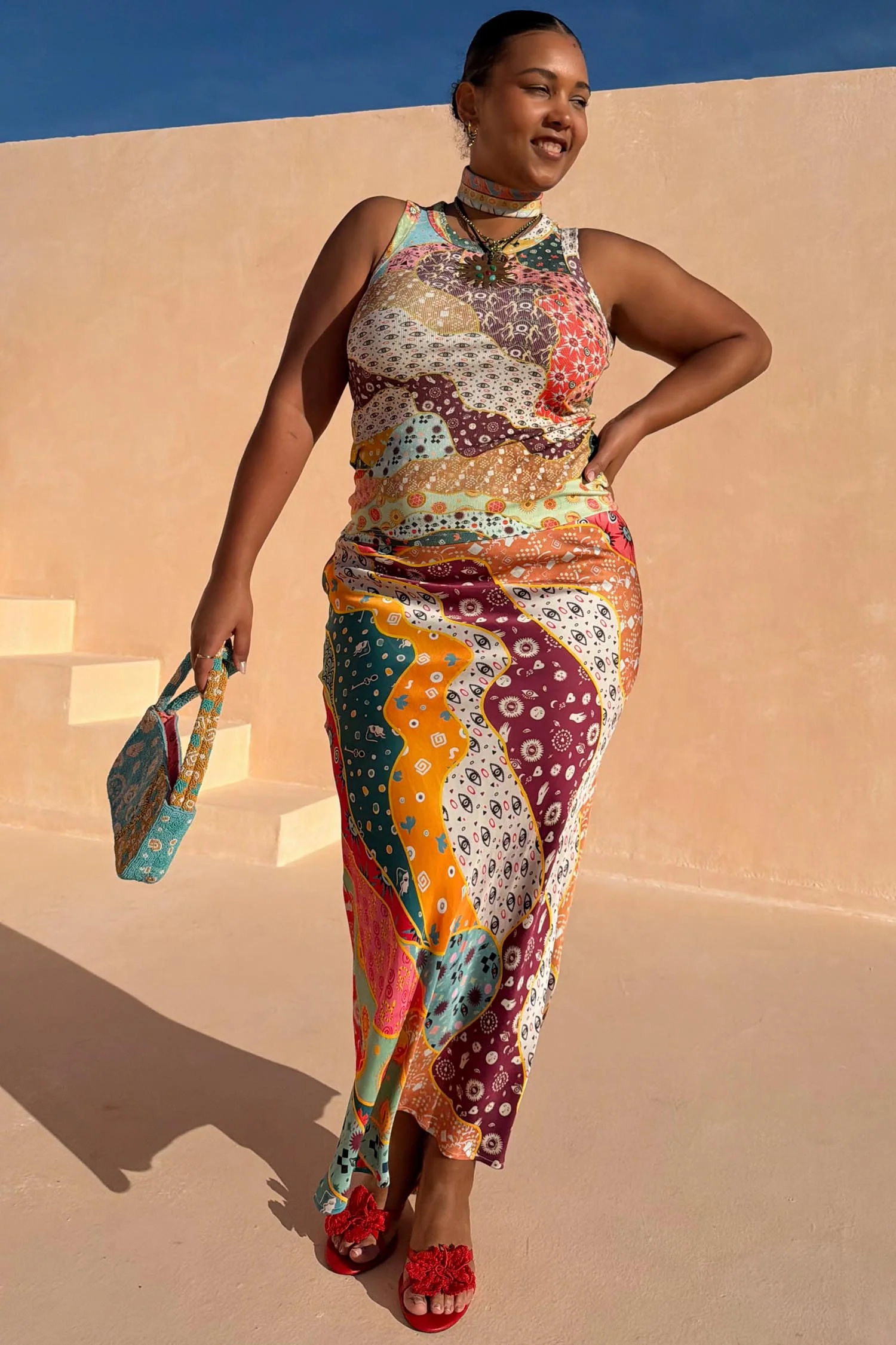 Pastel Morocco Dorris Skirt - Image 3