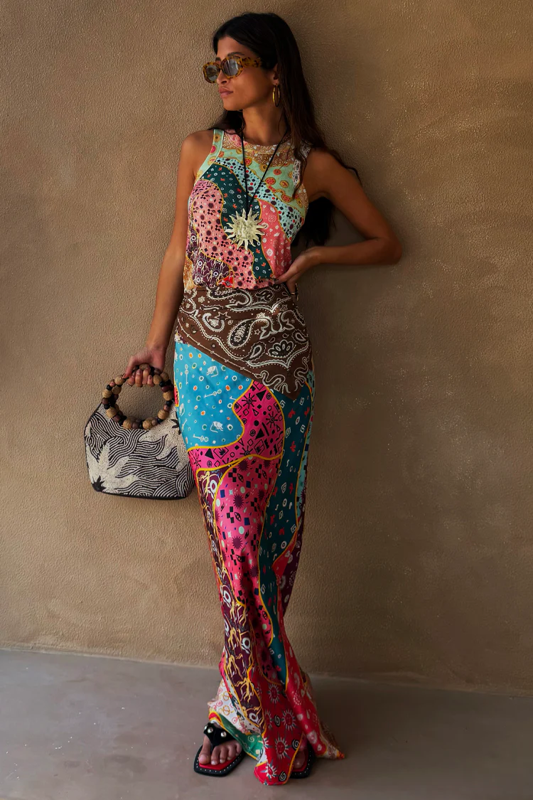 Pastel Morocco Dorris Skirt - Image 5