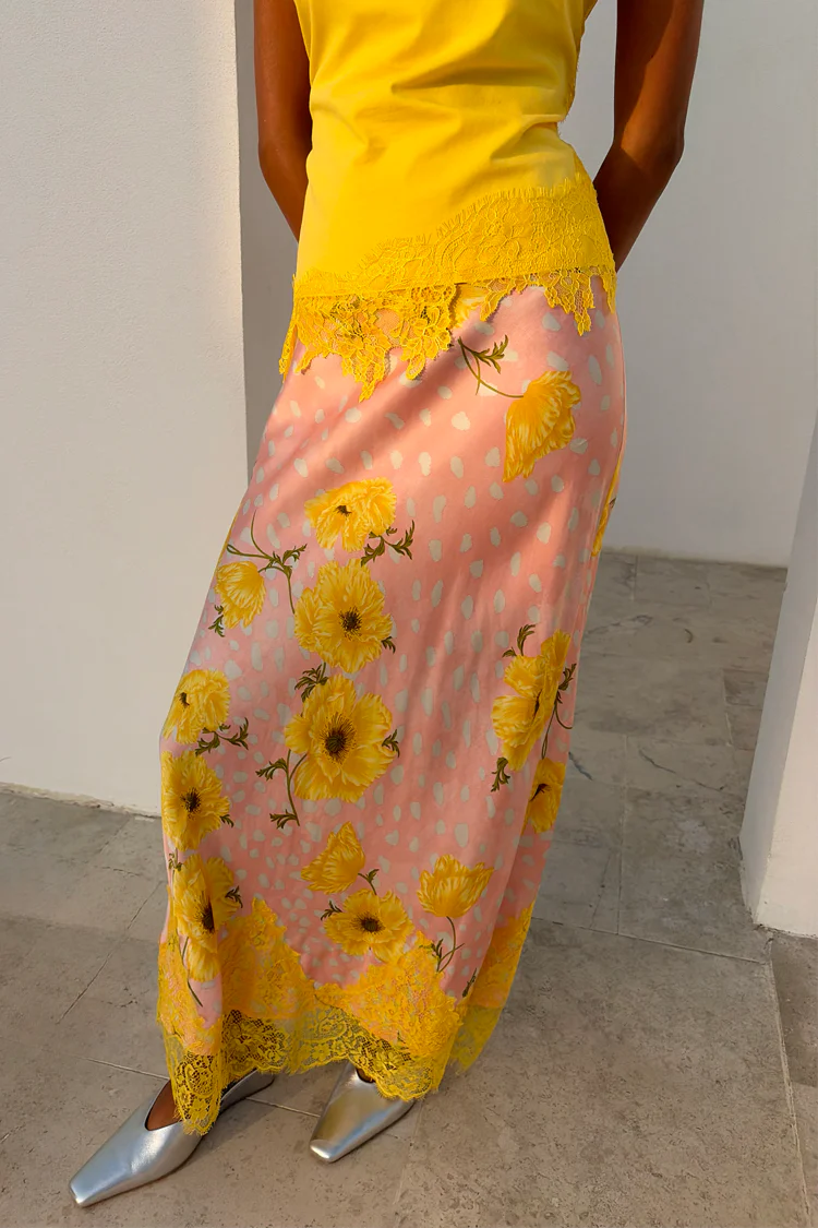 Pink Fawn Poppy Maeva Skirt Petite - Image 7