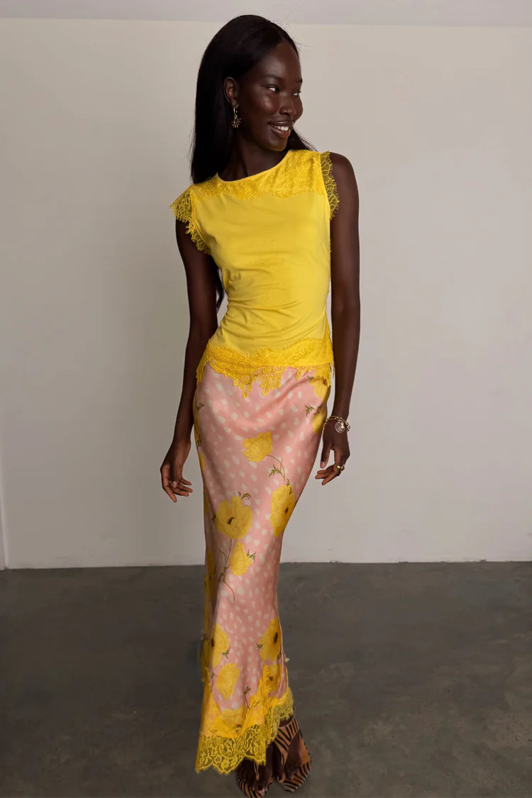 Pink Fawn Poppy Maeva Skirt Petite - Image 6