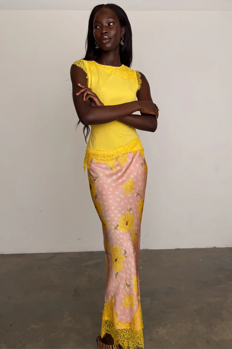 Pink Fawn Poppy Maeva Skirt Petite - Image 8