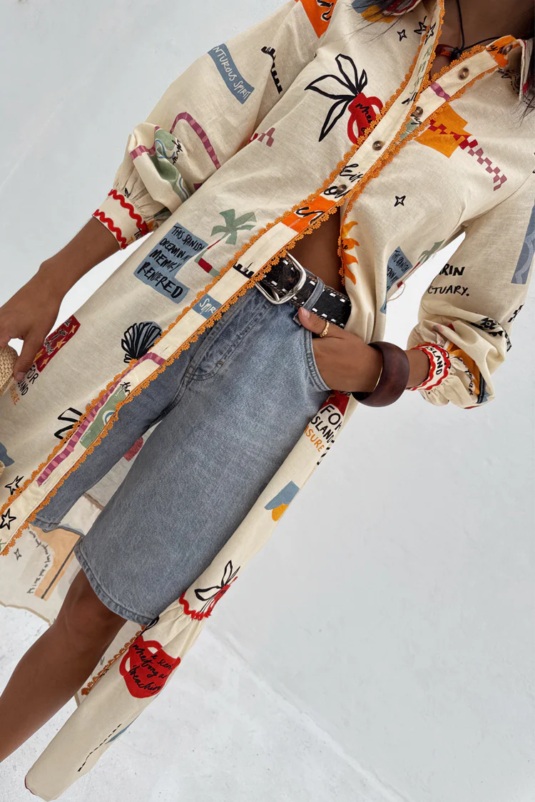 Poema Shirt Dress - Image 10
