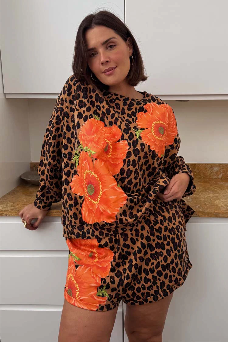 Poppy Leopard Sweatshirt - Image 7