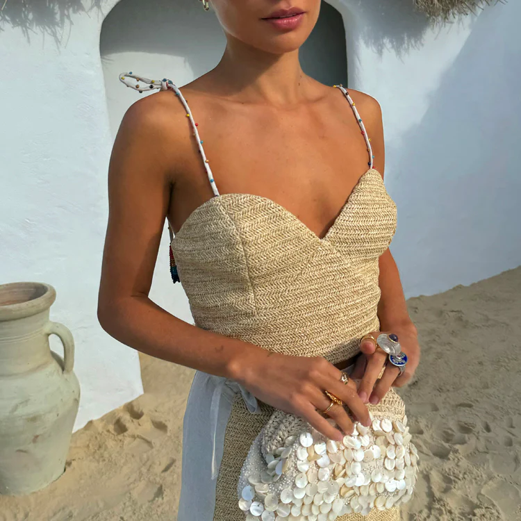 Raffia Cecilia Top