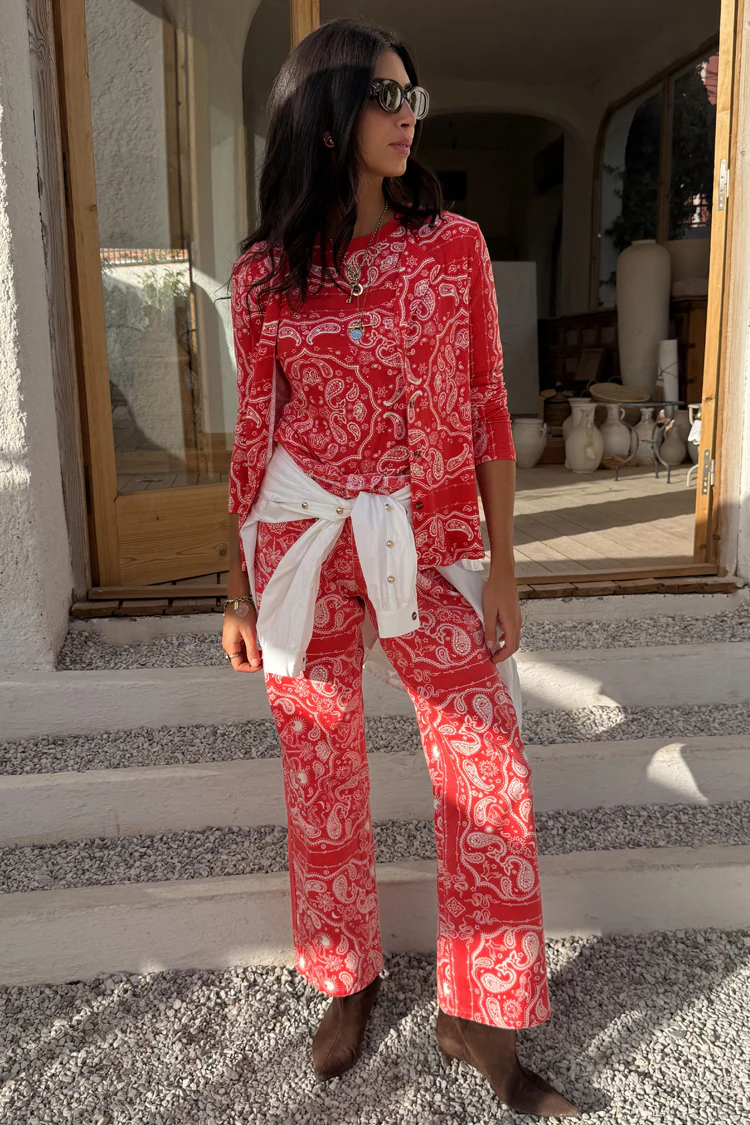 Red Bandana Jeans - Image 7